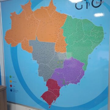 mapa do brasil colorido por regiões
