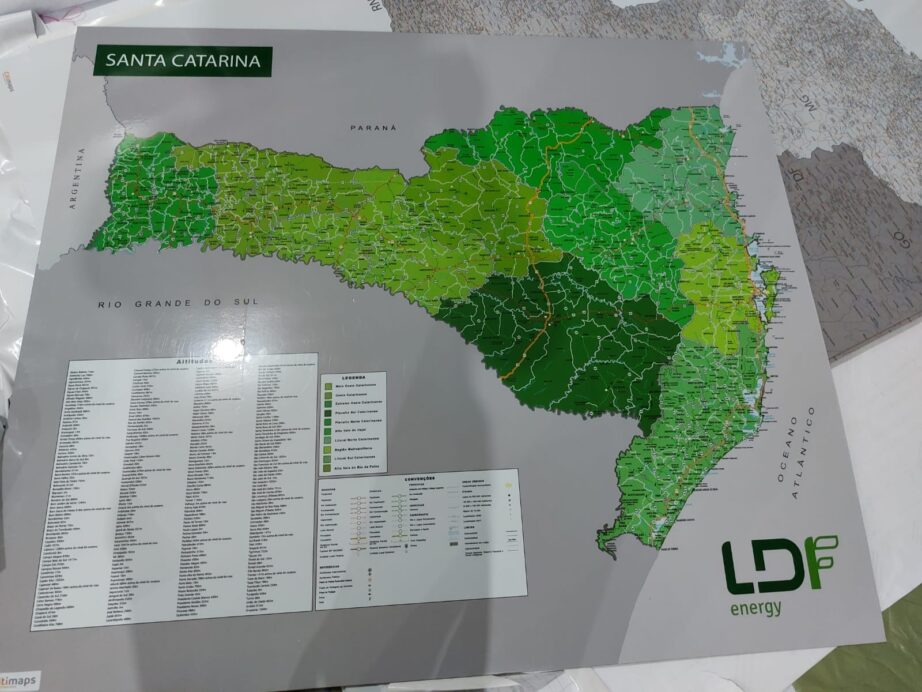 MAPA ESTADO DE SANTA CATARINA